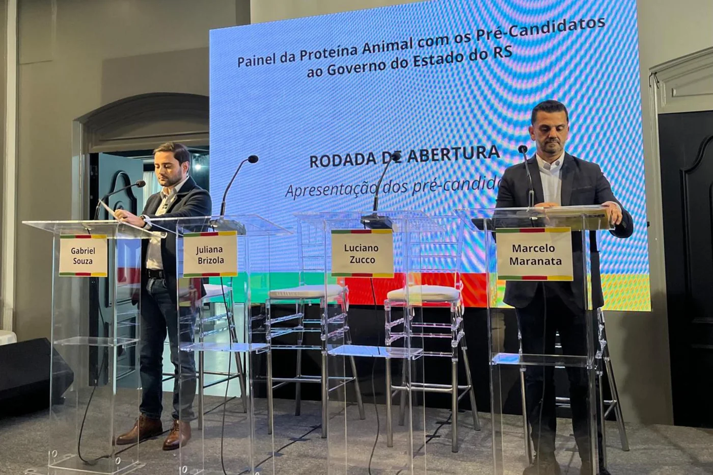 Sem Juliana e Zucco, setor de carnes, leite e ovos leva demandas a pré-candidatos ao governo do RS